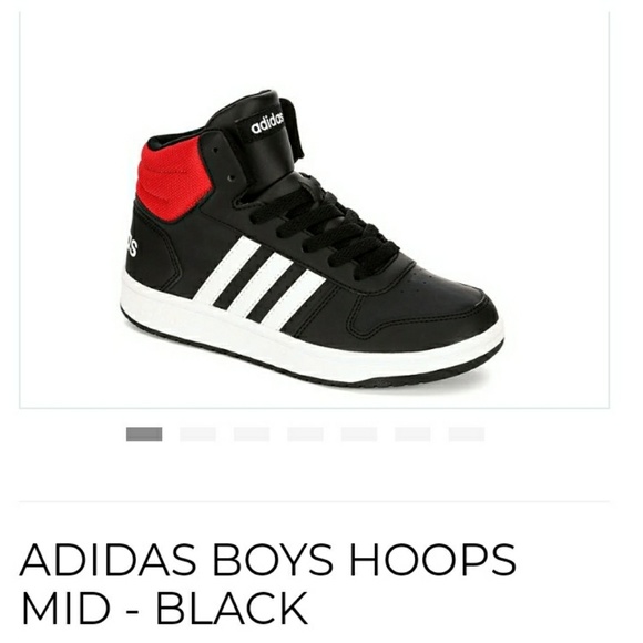 boys red adidas